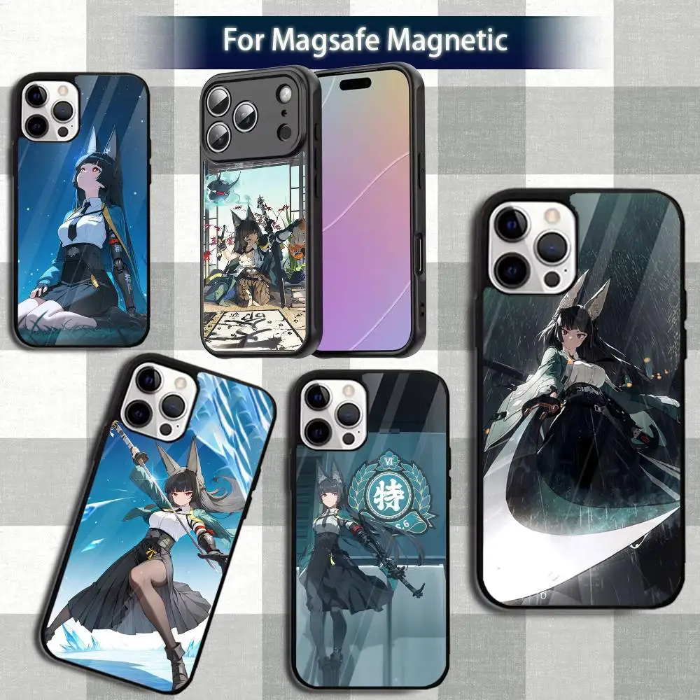 

M-Miyabi Anime Hoshimi Phone Case For iPhone 13,12,15,17,11,16,14,Pro,Max,Plus,Mini,Magsafe,Magnetic Wireless Charging Case