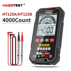 HABOTEST Smart Digital Multimeter Ture RMS Electrician Tester DC/AC Voltage Capacitance Ohm Hz NCV Professional Multitester