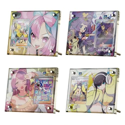 New PTCG Card Display Stand Iono Acerola Sylveon Miriam Lillie Cynthia Acrylic Card Brick Photo Frame Toy Gift Not Include Cards