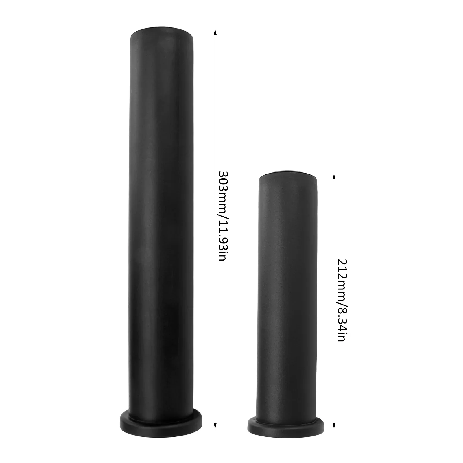 Barbell Adapter Sleeve 25mm to 50mm Black Change Diameter Fitness Equipment Accessories PP Material For Gym Fitness Center