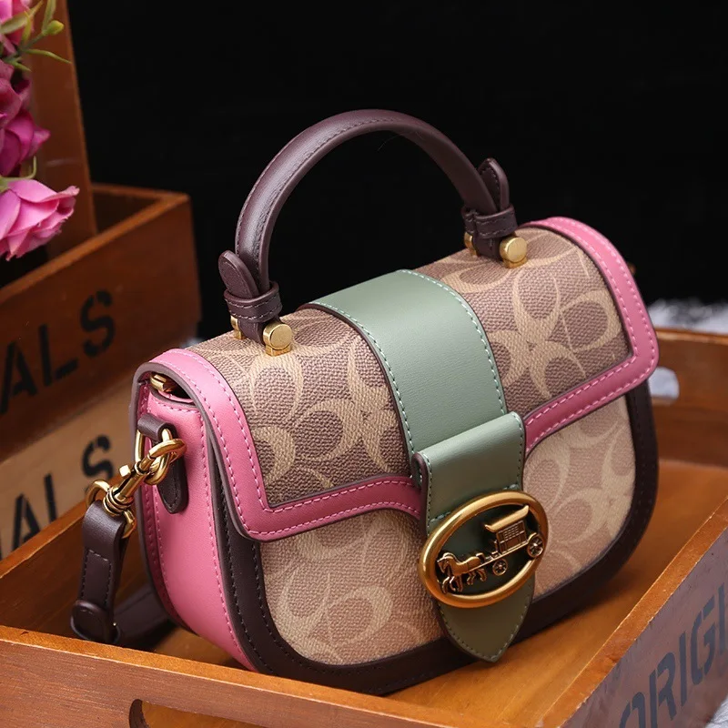 حقيبة يد نسائية من جلد البقر متعددة الاستخدامات على الموضة جديدة لعام 2025، حقيبة ساعي كاجوال راقية على الطراز الأجنبي