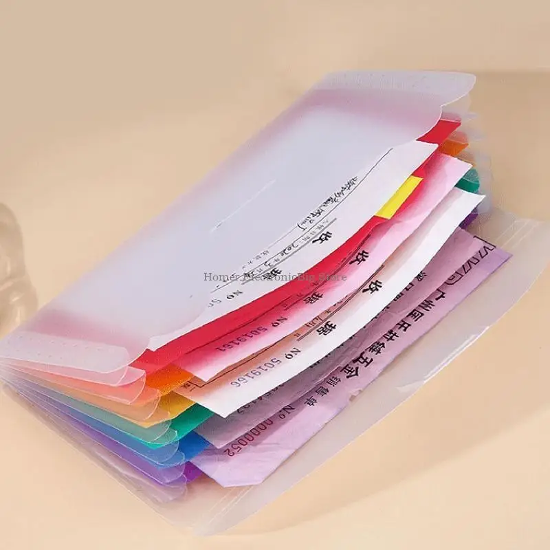 Portabel memperluas file folder kwitansi kwitansi kantung case case