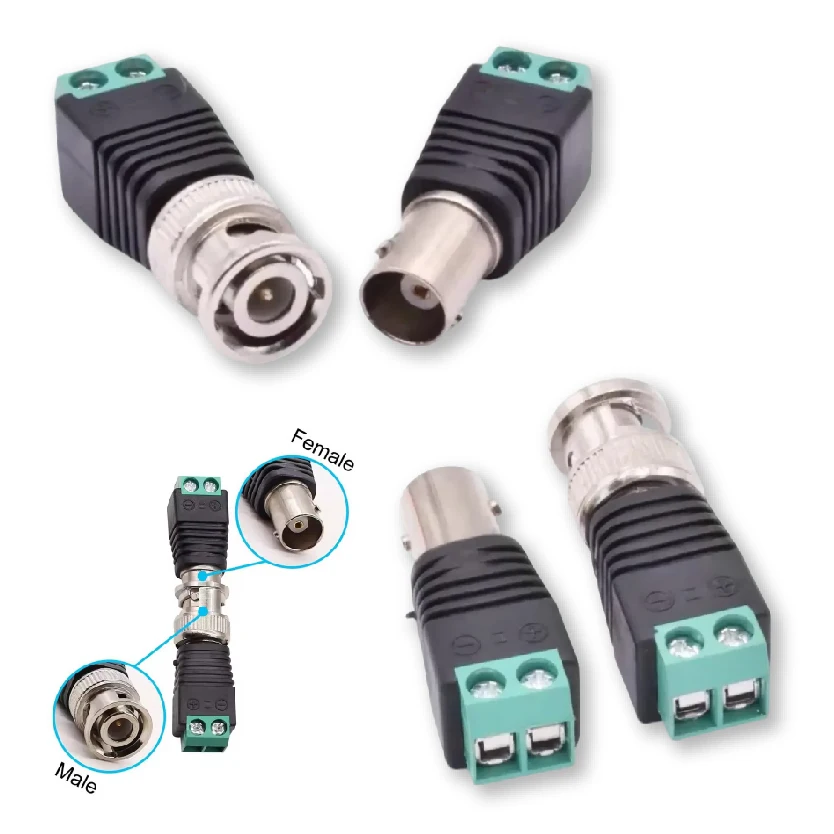 

BNC Q9 Мужской Женский Штекер Винтовой Клеммный Адаптер Беспаечный Разъем Камеры Видеонаблюдения