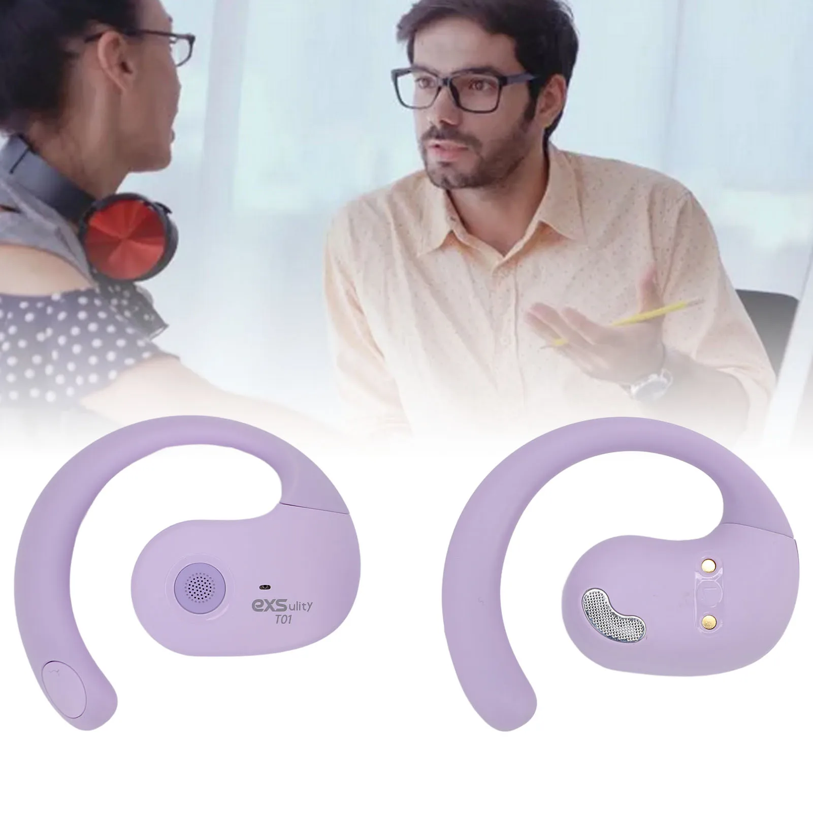 Bluetooth Translator Earbuds Language Translator Earbuds Bluetooth Wireless Earbuds Translation Device for Music Calls