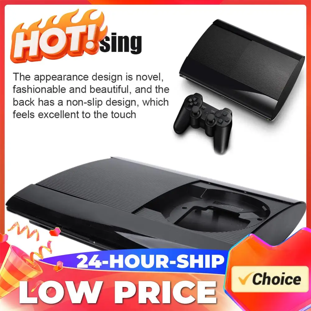

Complete Gaming Accessories Full Kit Replacement Housing Black with Screws Console Faceplate Cover for PS3 Super Slim 4K 4000