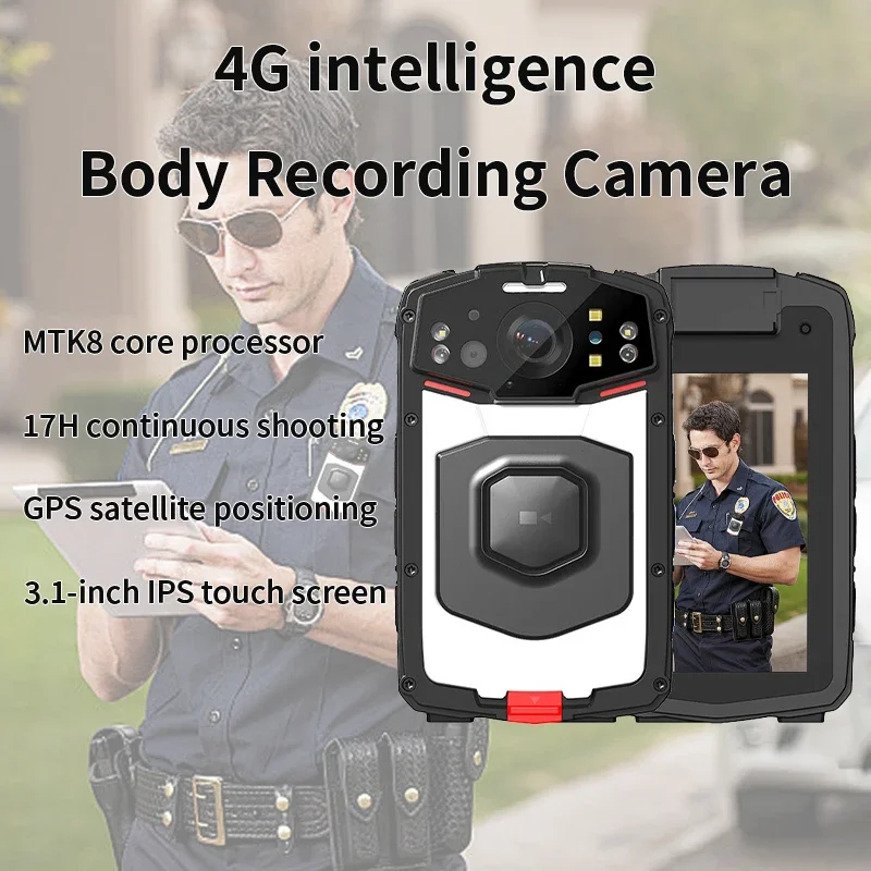 DSJ-V8 48 Megapixel Camera Smart Body Worn Camera Infrared Night Vision Security Camera