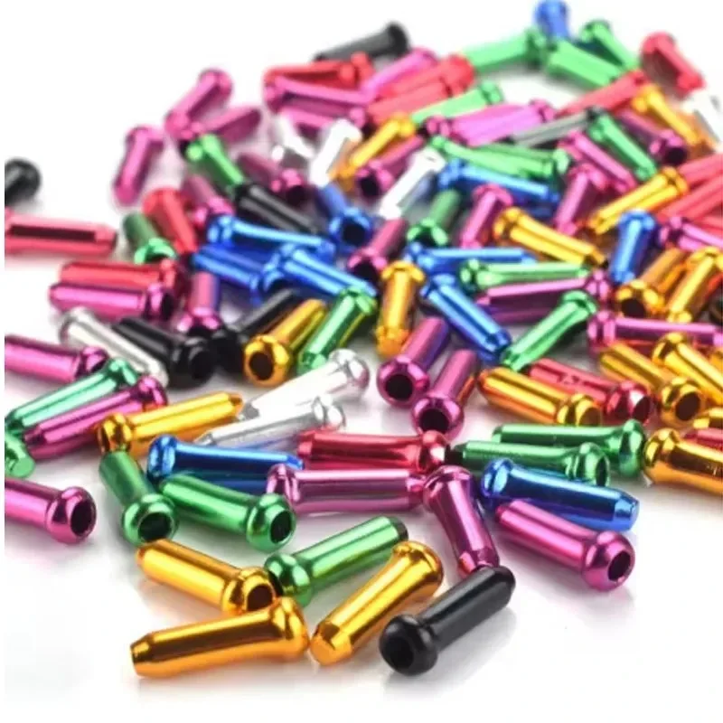 20/40pcs MTB Road Bike Inner Wire End Caps Shift Cable Tips Wire Brake Shift Derailleur Crimps Bicycle Accessories