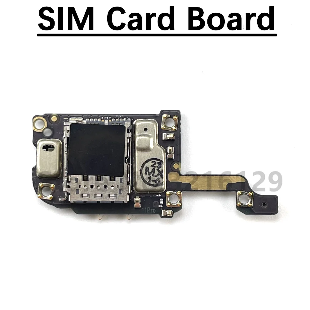 SIM Card Board For Xiaomi Mi 11 Ultra Mi11 Pro LoudSpeaker Earpiece Speaker Fingerprint Sensor Motherboard Charging Port Flex