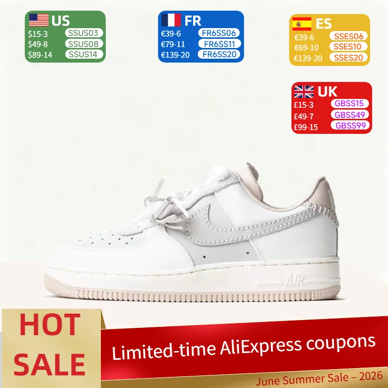 

Nike Air Force 1 Low Trendy, Stylish, Comfortable Fringe Detail Niche, Premium Low-Top Durable Skate Shoe Women's HV1813-001