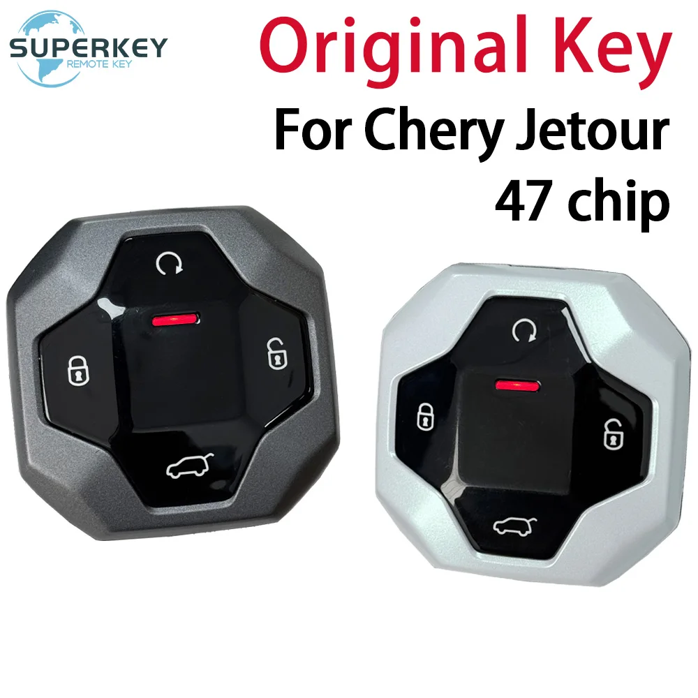 

Original Smart Key For JETOUR Traveller Chery Jetour T2 T1 T3 TX ID47 Chip 433MHz Remote Control 4 Buttons