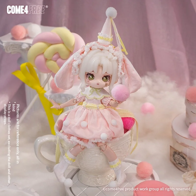 

Come4free Bjd Doll Clothes Fairy Town Series Sweet Dream Party 12-Piece Skirt Set In Stock Doll Clothes, Excluding Doll