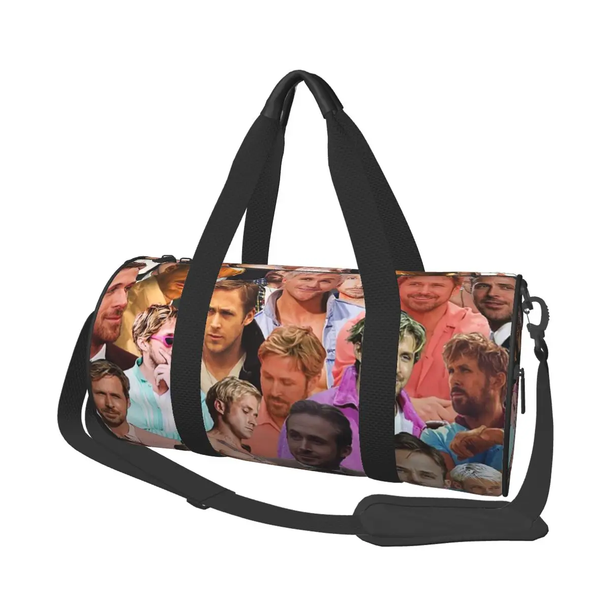

Ryan Gosling Photo Collage Large Duffle Gym Bag Multi-Functional Duffle Travel Bags Handbags Fitness bag