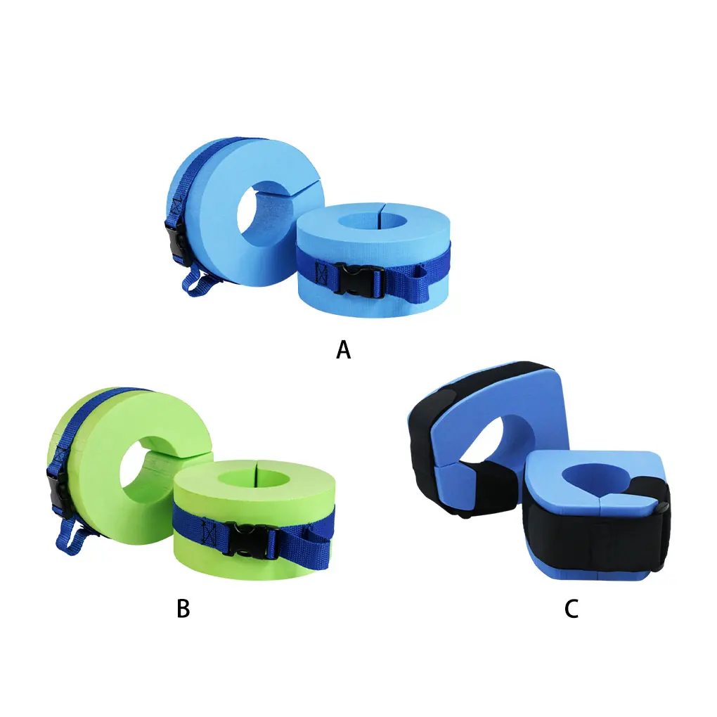 

Stay Safe And Secure With Adjustable Safety Swimming Arm Band Premium EVA Foam Swim Aquatic Cuffs