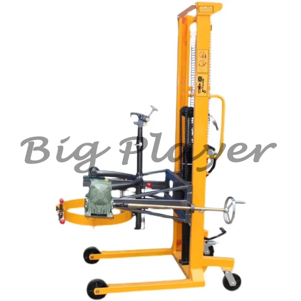

Oil Drum Emptying Hydraulic Transporter Manual Oil Drum Forklift