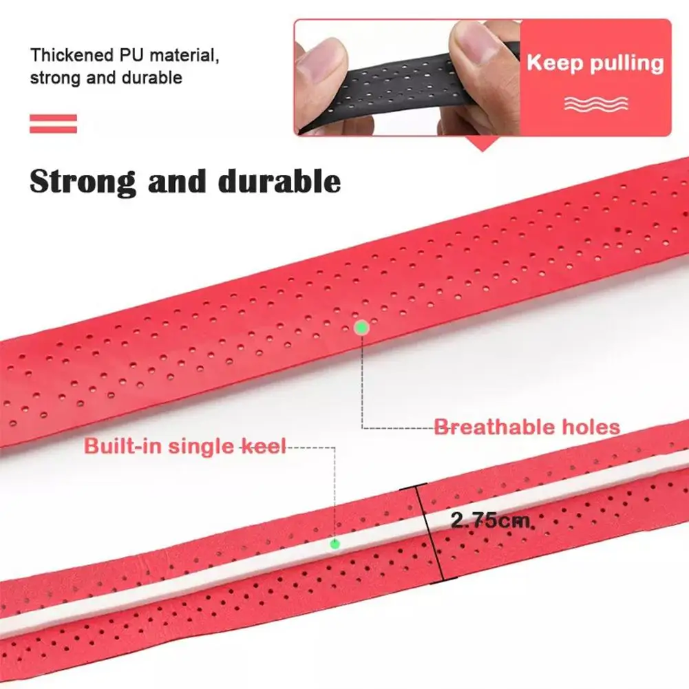 Спортивная ракетка для бадминтона, дышащая Нескользящая спортивная повязка для тенниса, удочка для бадминтона