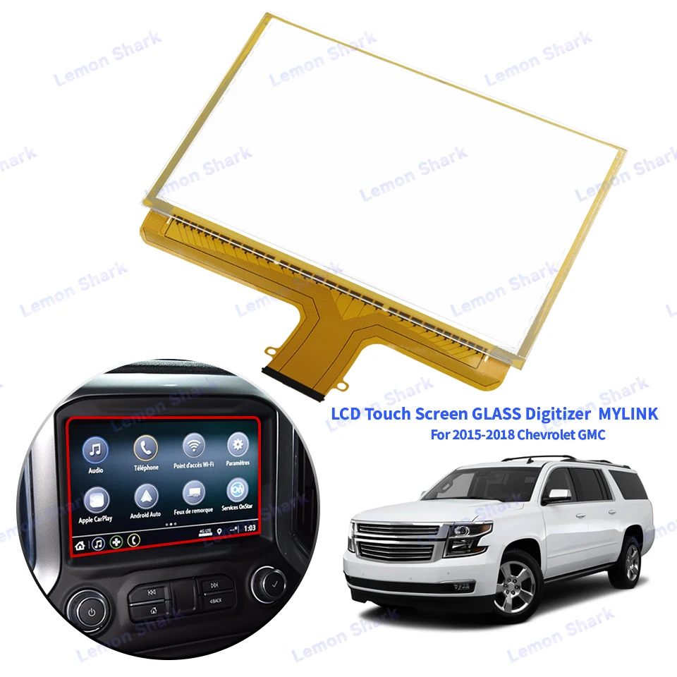 New 8 Inch 55 Pin Touch Screen 60903XC DJ080PA-01G for Chevrolet GMC MYLINK Car CD Audio Multimedia Player Navigation Raido