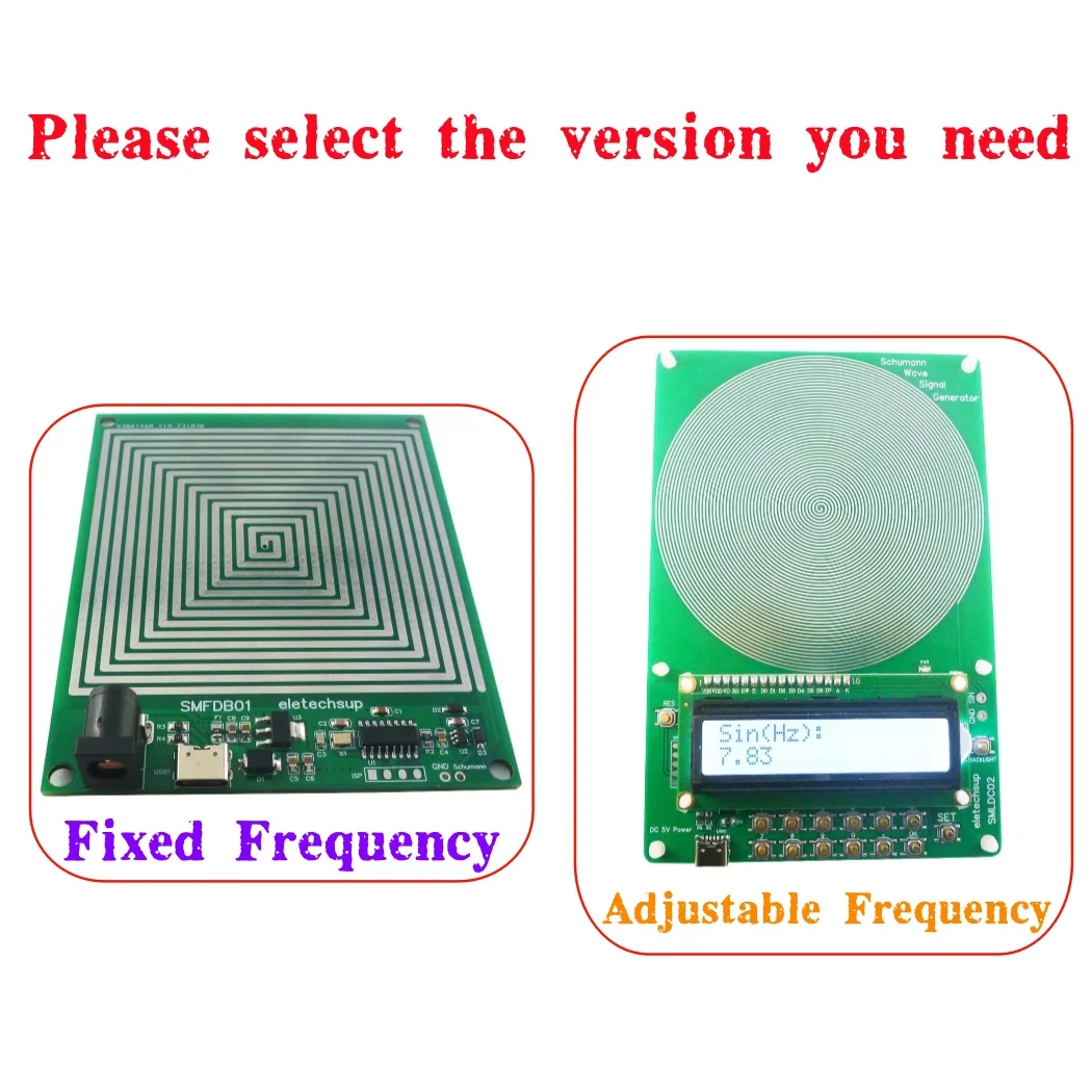 NEW! Adjustable 0.01HZ~100KHZ 7.83Hz Schumann Resonance Ultra-low Frequency Pulse wave Generator Audio Resonator