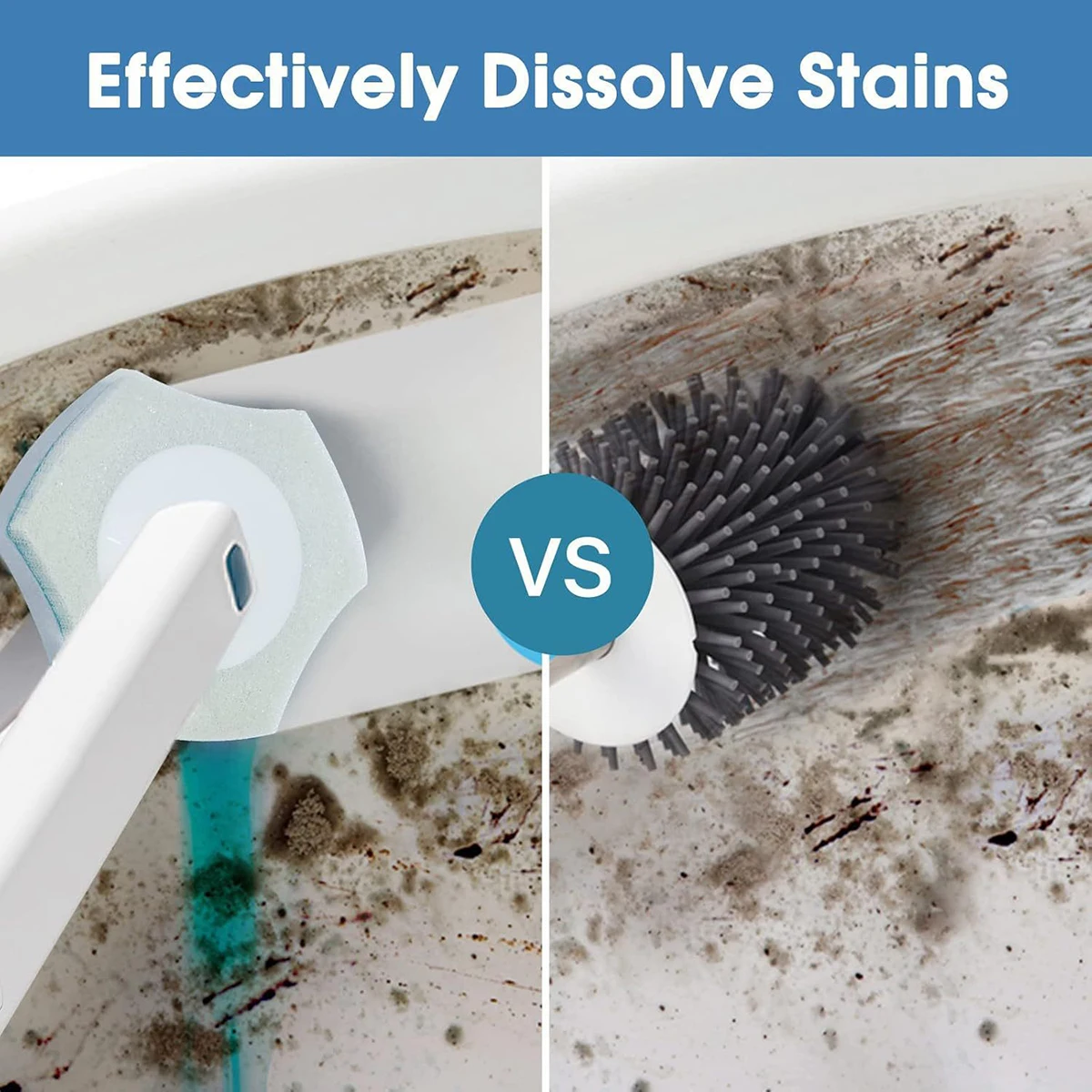 20PCS Toilet Wand Refills Disposable Toilet Brush Replacement Heads with Upgraded Fiber Bristles, Compatible with Clorax Toilet Brush Replacement Systems, Handle Not Include view 6