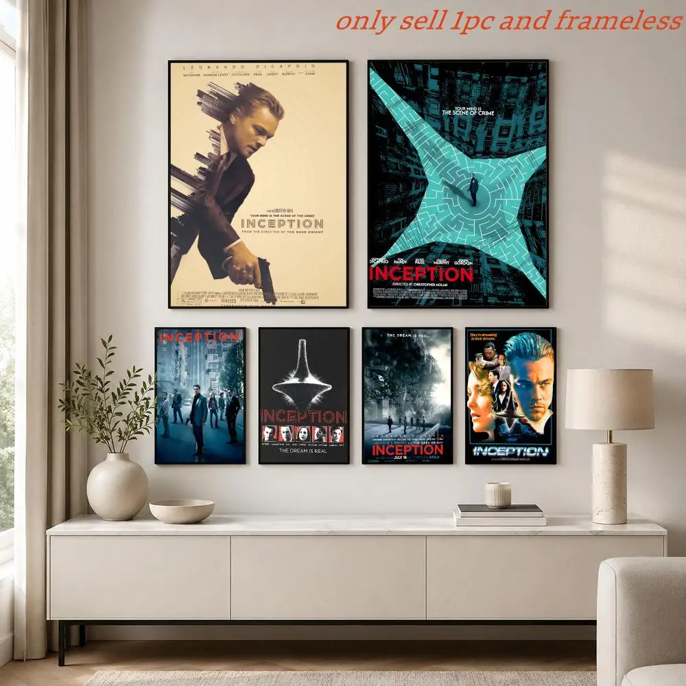 Science fiction film I-InceptionS Poster Painting Prints Wall Art Picture Film Room Home Bar Cafe Decor Mural