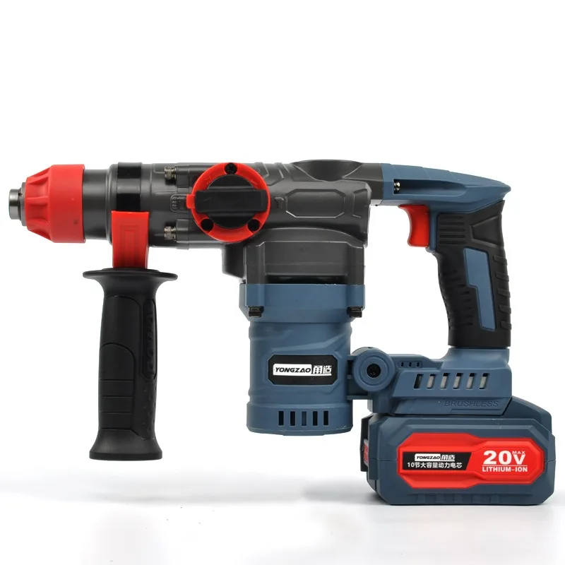 

2025 20V brushless charging electric hammer, impact drill, pickaxe dual-purpose lithium battery high-power electric motor