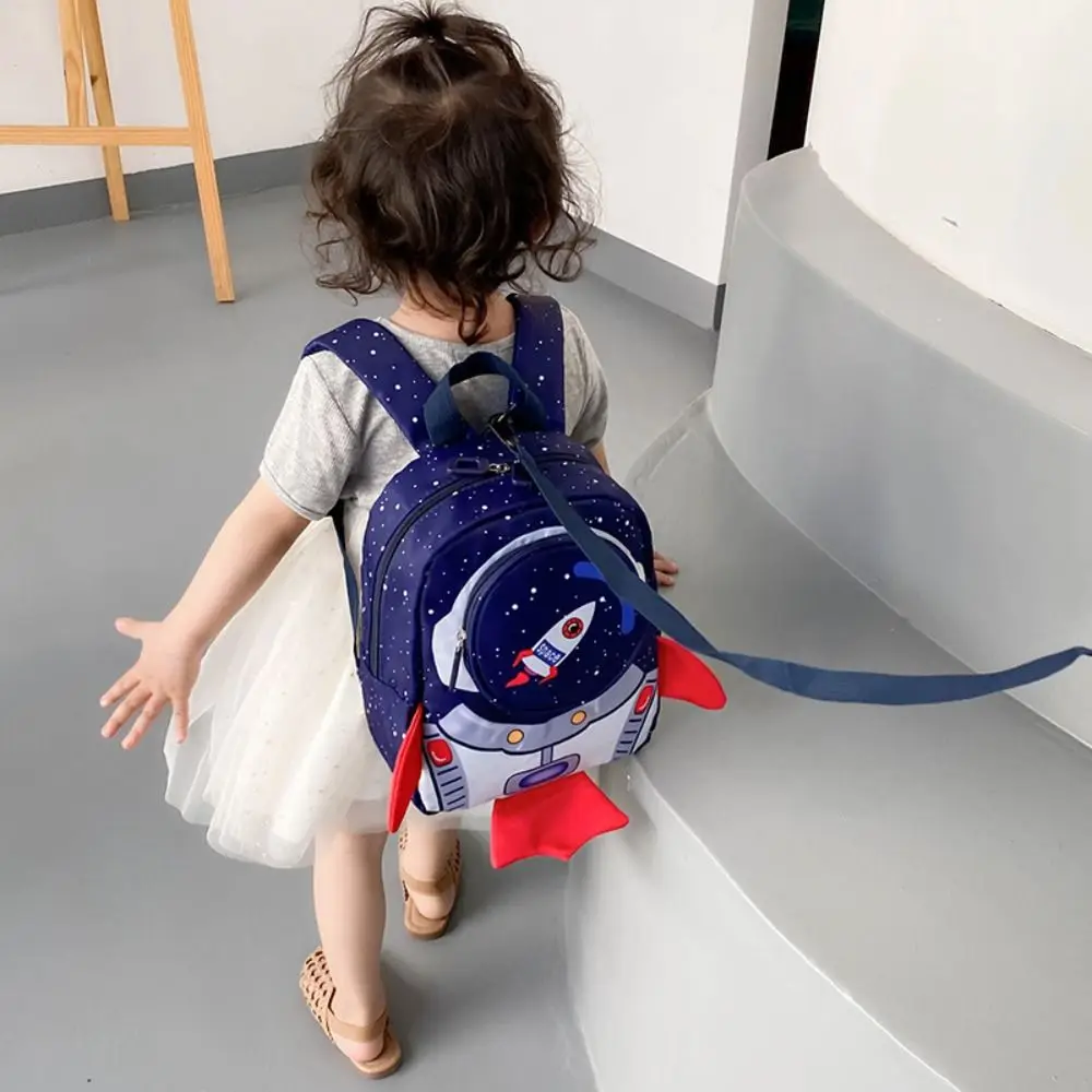 Casual With Safety Guide Kids Backpack Lightweight 3d with Drawing School Bags Waterproof Early Education Bag School