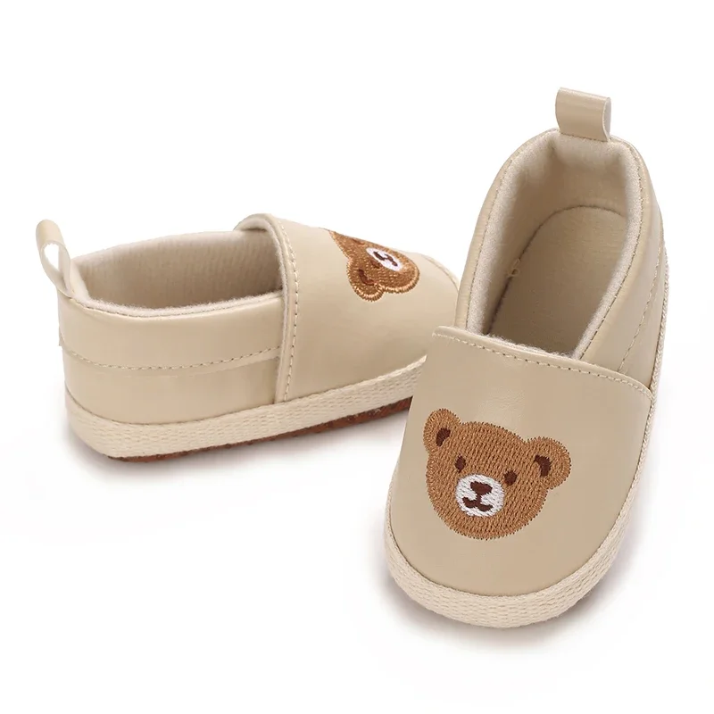 Frühling und Herbst Niedliche Bärenmuster Sportschuhe 0-12 Monate Baby Weiche Sohle Rutschfeste Sneaker – Detail 36