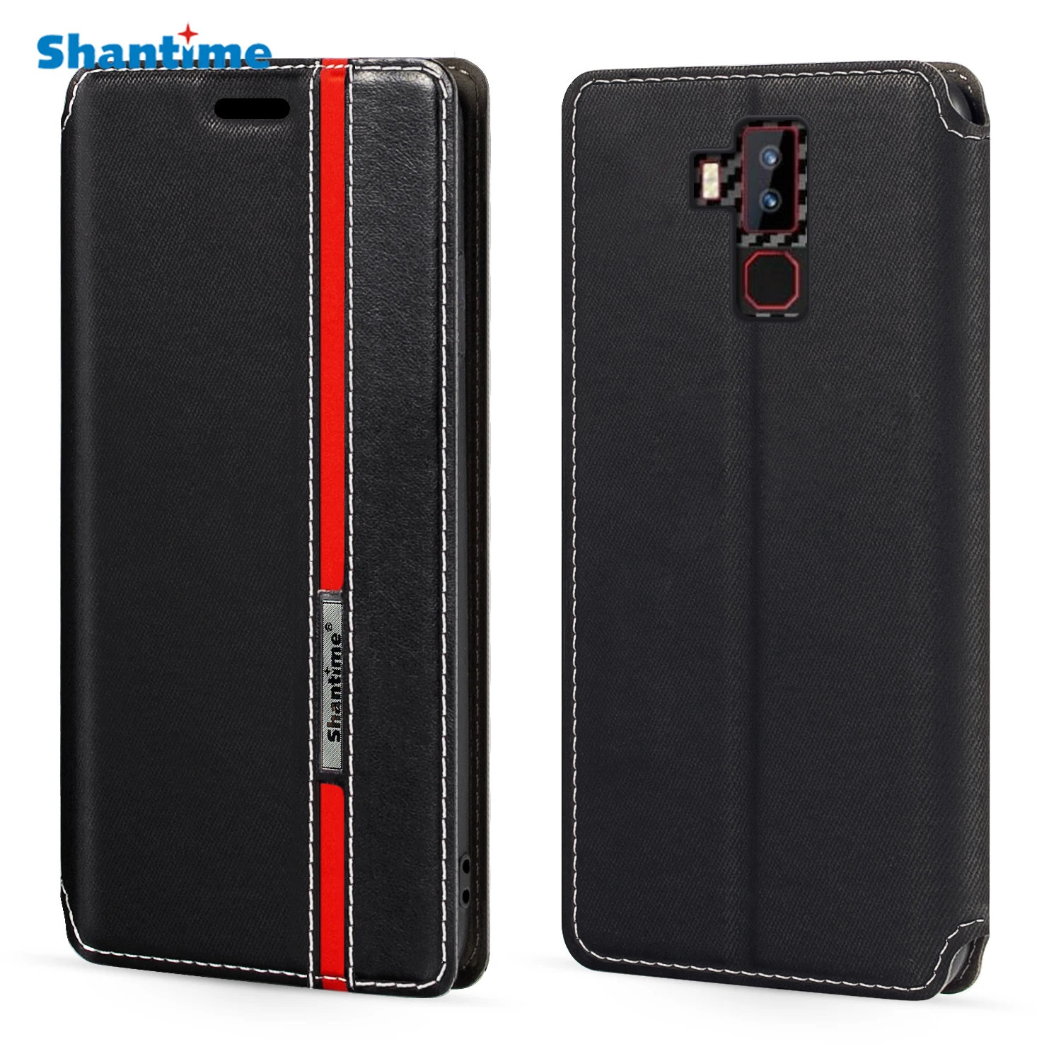 For iHunt Titan P11000 Pro 2021 Case Fashion Multicolor Magnetic Closure Leather Flip Case Cover with Card Holder 6.41 inches