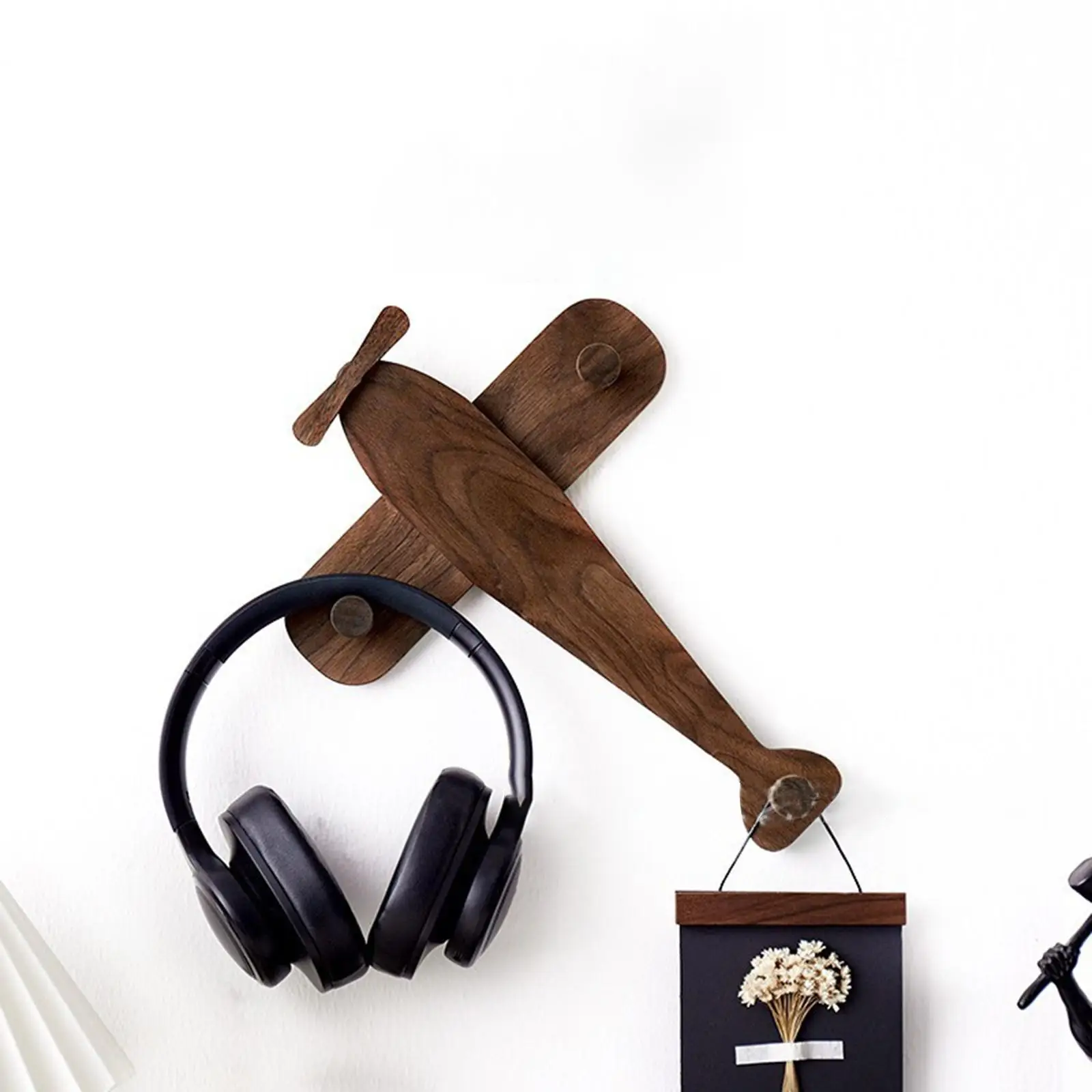 

Coat Rack Wall Mount Coat Hanger Airplane Designed Decorative Coat Hooks for Hat