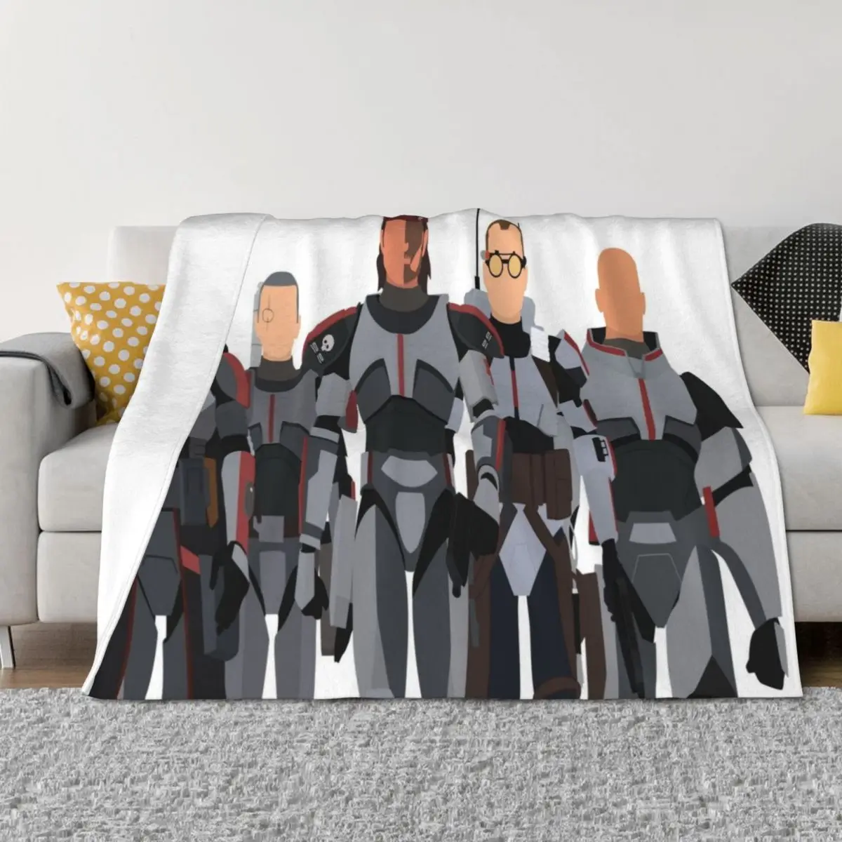 

The Bad Batch Throw Blanket Quilt Hairy Beach Blankets