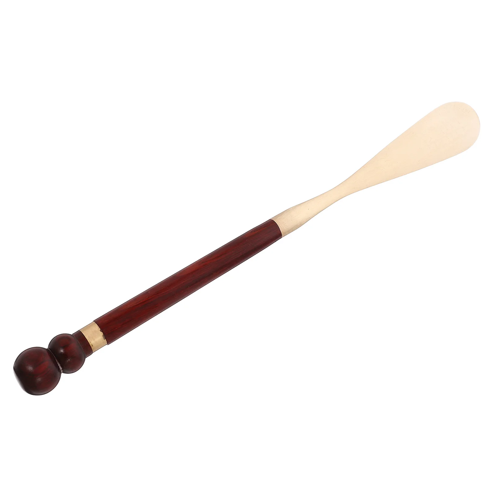 

Purple Sandalwood Horn Long Handle Brass Shoehorn For Seniors Adults Kids High Heels Boots Wooden Shoe Lifter Tool Shoe