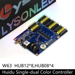 Huidu HD-W63 Wireless Message Controller Monochrome Dual Color WIFI LED Control Card P4.75 P10 P16 Module Use