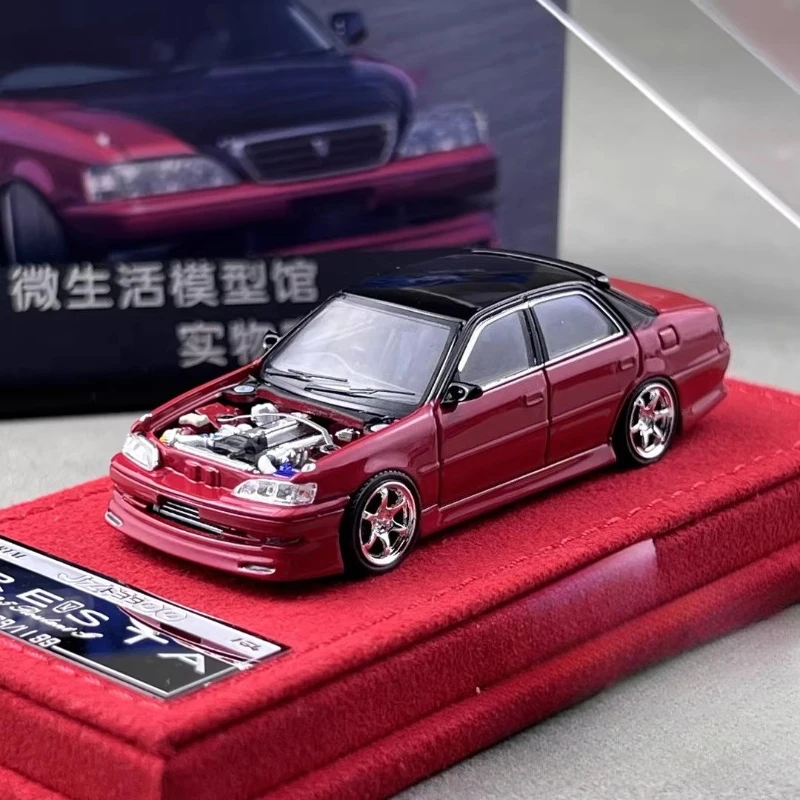 1:64, Kijindah CRESTA Passion Collection, modelo de coche en miniatura realista de aleación fundida a presión, artículo de decoración para habitación como regalo