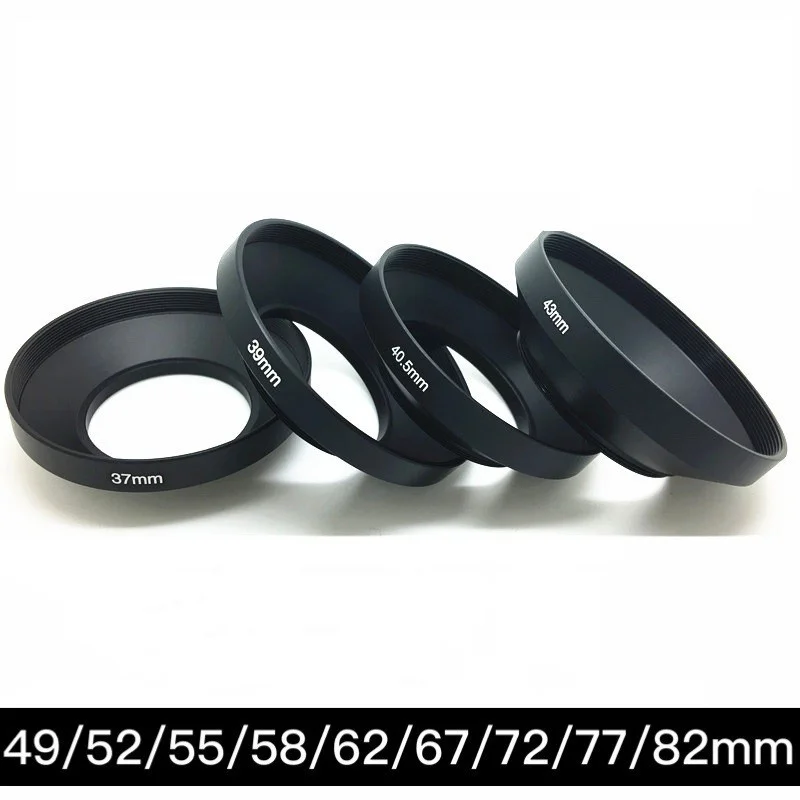 49 52 55 58 62 67 72 77 82mm Czarna metalowa osłona obiektywu szerokokątnego z mocowaniem śrubowym do Canon Nikon do Sony Pentax