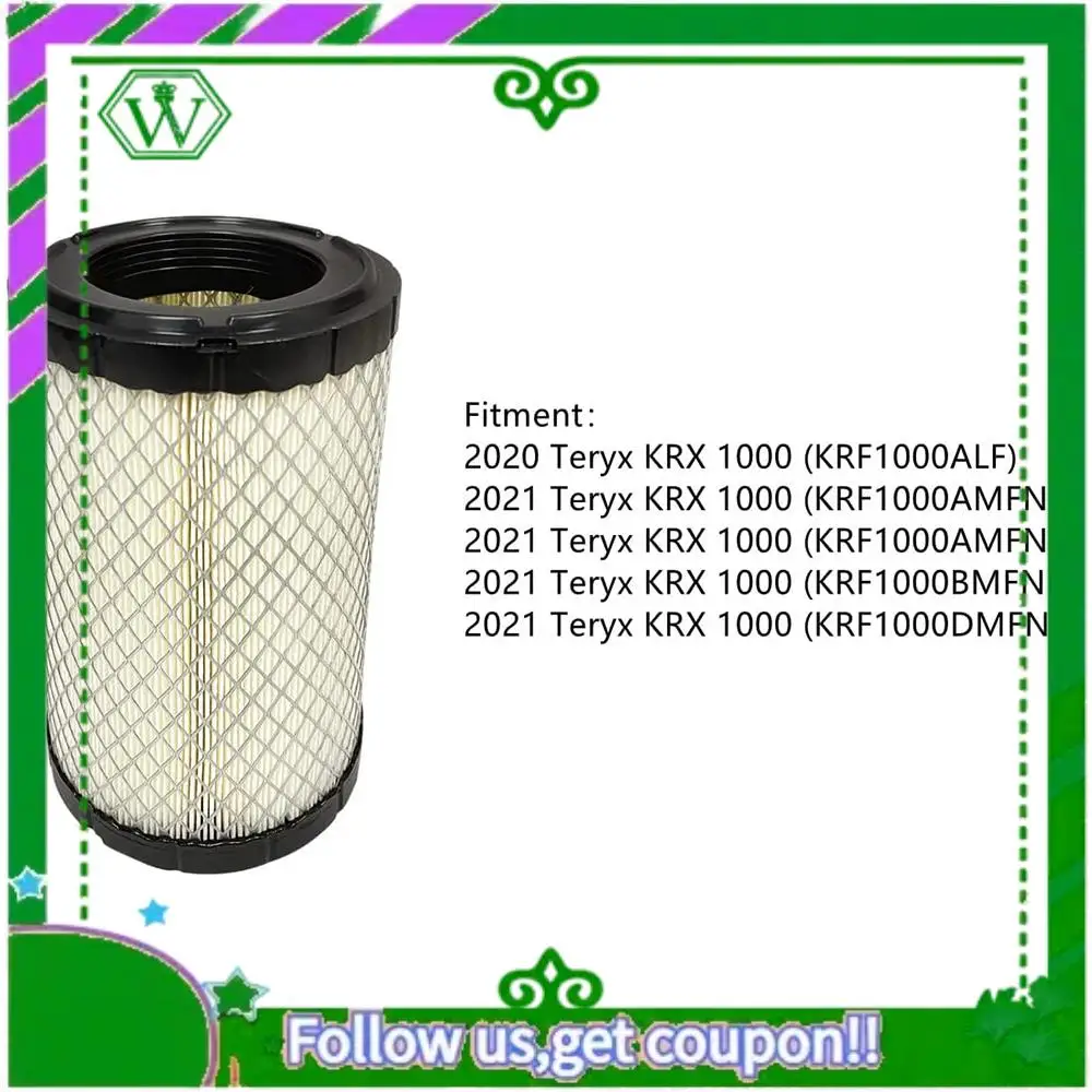

AC34-For 2020-2022 Kawasaki Teryx Krx 1000 Air Filter Elements 11013-0782