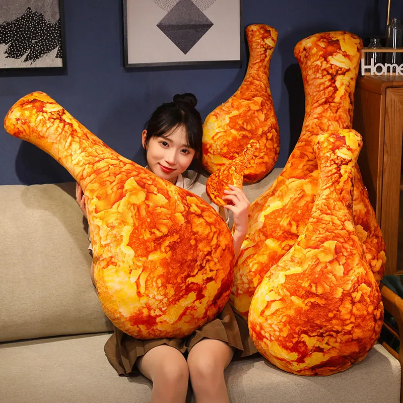 

Подушка плюшевая с имитацией жареной курицы, 20/90/70/100 см