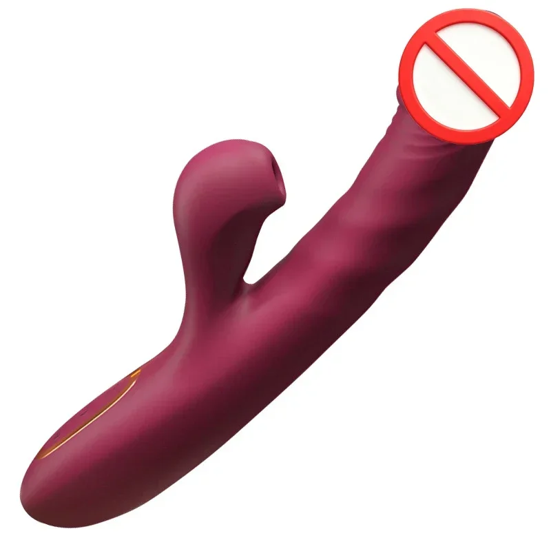 JIYU55 Female Clitoral Sucking G-Spot Vibrating Rod Fake Orgasmic Toy Adult Product Stimulation Massage Stick