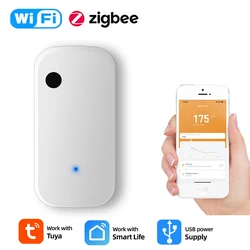 Tuya WiFi/ZigBee Light Sensor Luminance Sensor Illumination Brightness Detector Home Automation with Smart Life Device Linkage