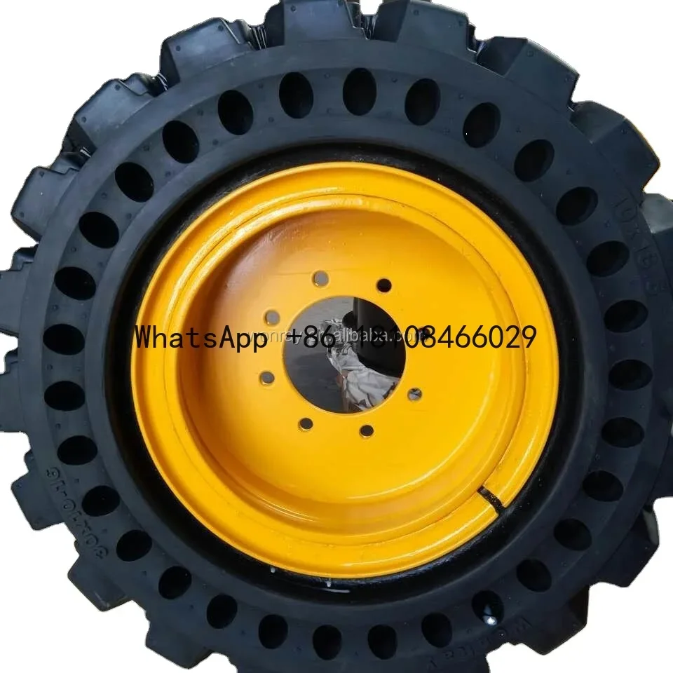 New Condition 12x16.5 12-16.5 12 16.5 Solid Boom Lift Wheels Excavator Tires with Holes