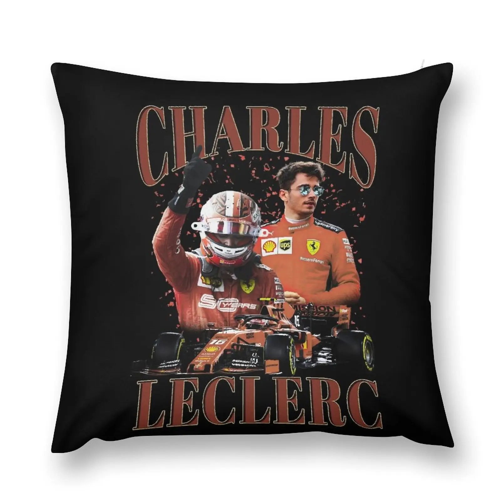 Charles Leclerc Victory Throw Pillow Pillow Decor christmas decorations 2025 pillow