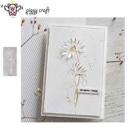 Piggy Craft metal cutting dies cut die mold Flowers background Scrapbook paper craft knife mould blade punch stencils dies
