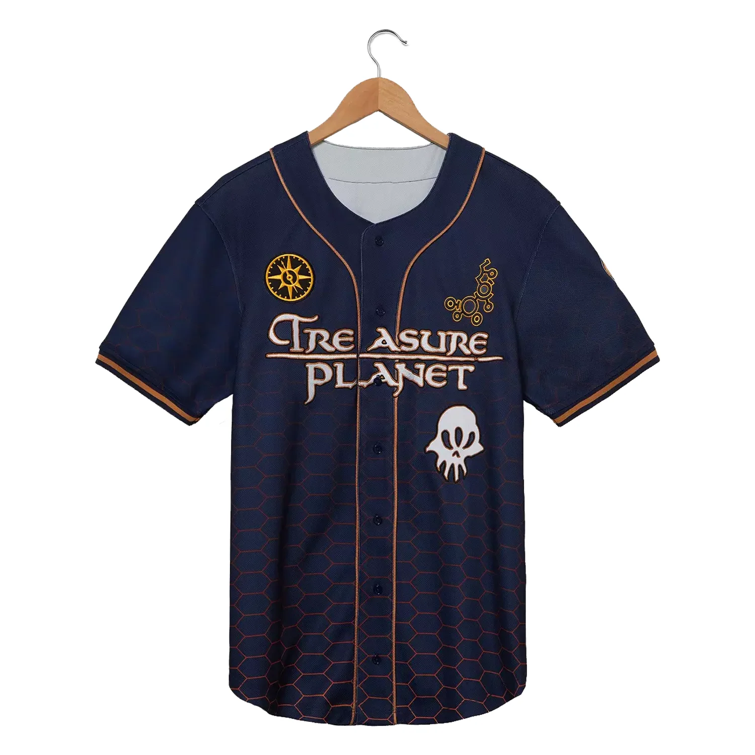 

Disney Treasure Planet Jim Hawkins Baseball Jersey Kids for Gift Newest Outdoor Sports Tops Summer Classic Casual Jersey