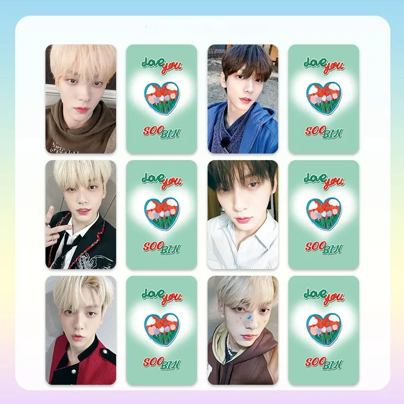 6Pcs/Set KPOP Yeonjun Soobin Taehyun Ins Style Fashion Photocards Beomgyu Hueningkai Selfie Lomo Cards Fans Collectibles Gifts