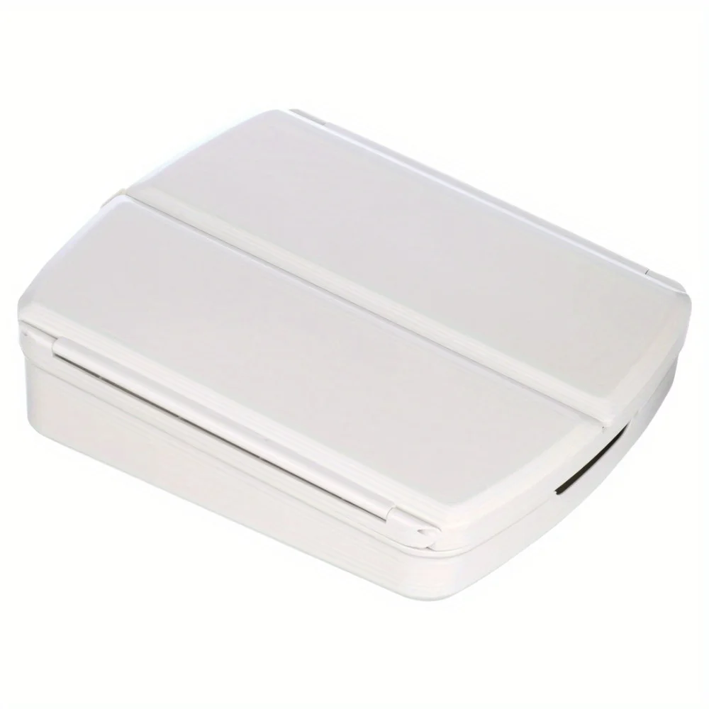 Składane dwustronne lustro kosmetyczne z podświetleniem i powiększeniem 10x. Składane lustro