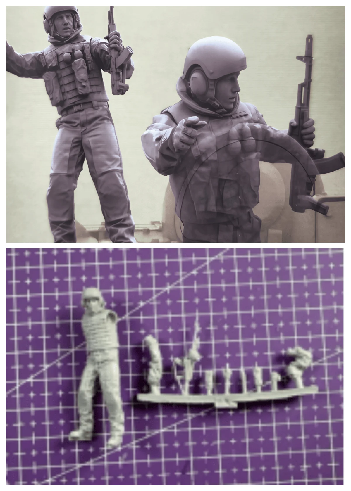 

1/35 Die-casting Resin Model Assembly Kit, GK， Modern Soldiers, Unpainted