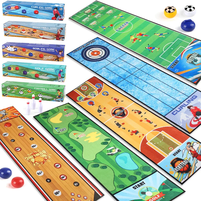 Table Top Curling Toy Fun Curling Games Set For Kids Tabletop Games For Adults Children And Families Sets For Indoor Travel