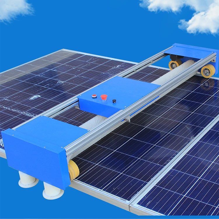 Remote Control Solar Panel Cleaning Brush High Efficiency Photovoltaic Clean Equipment