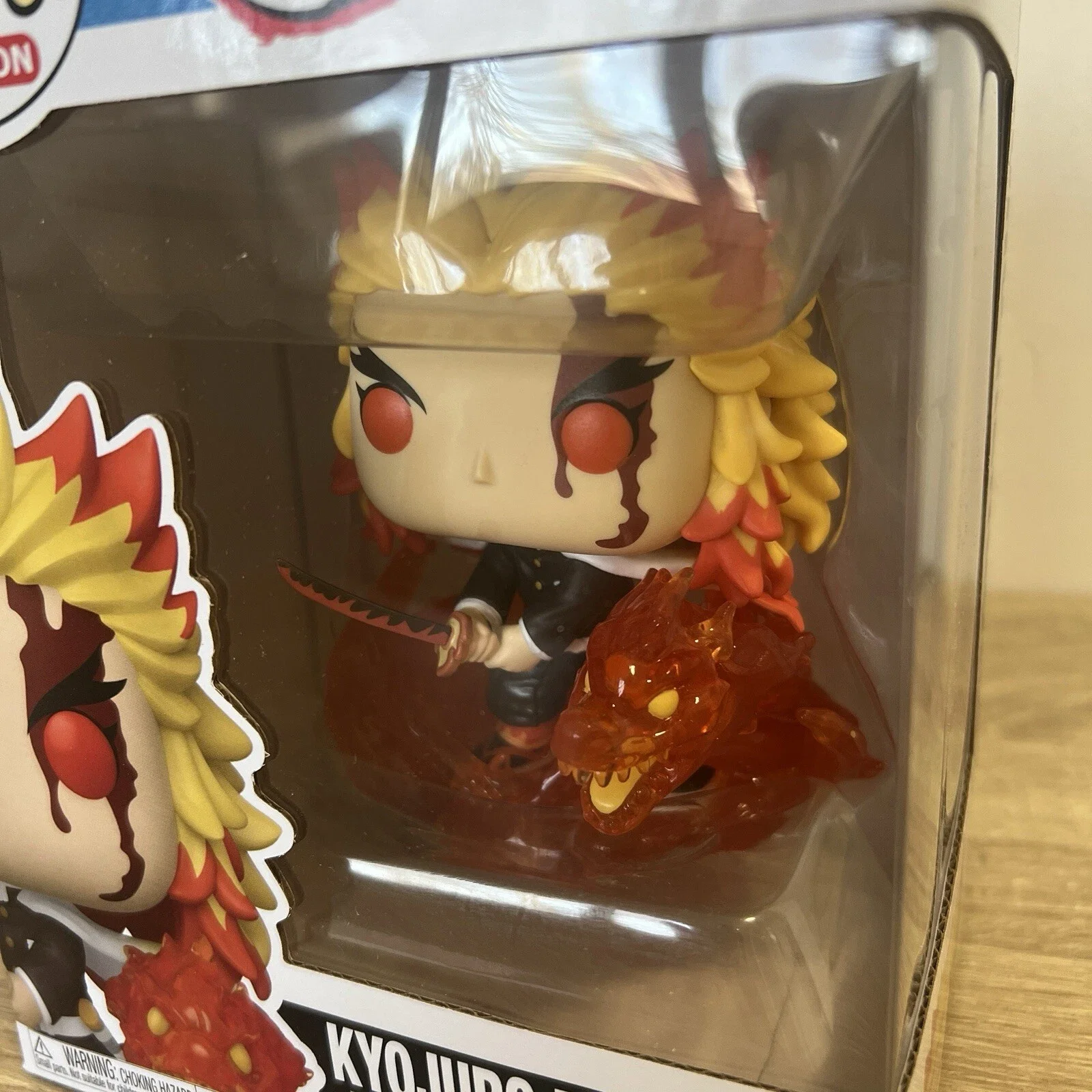 

Demon Slayer Anime Figure Pop! Premium Kyojuro Rengoku (9th Form)1856 FUNKO 4.2inch Figures Collectible Limited Edition Toy Gift