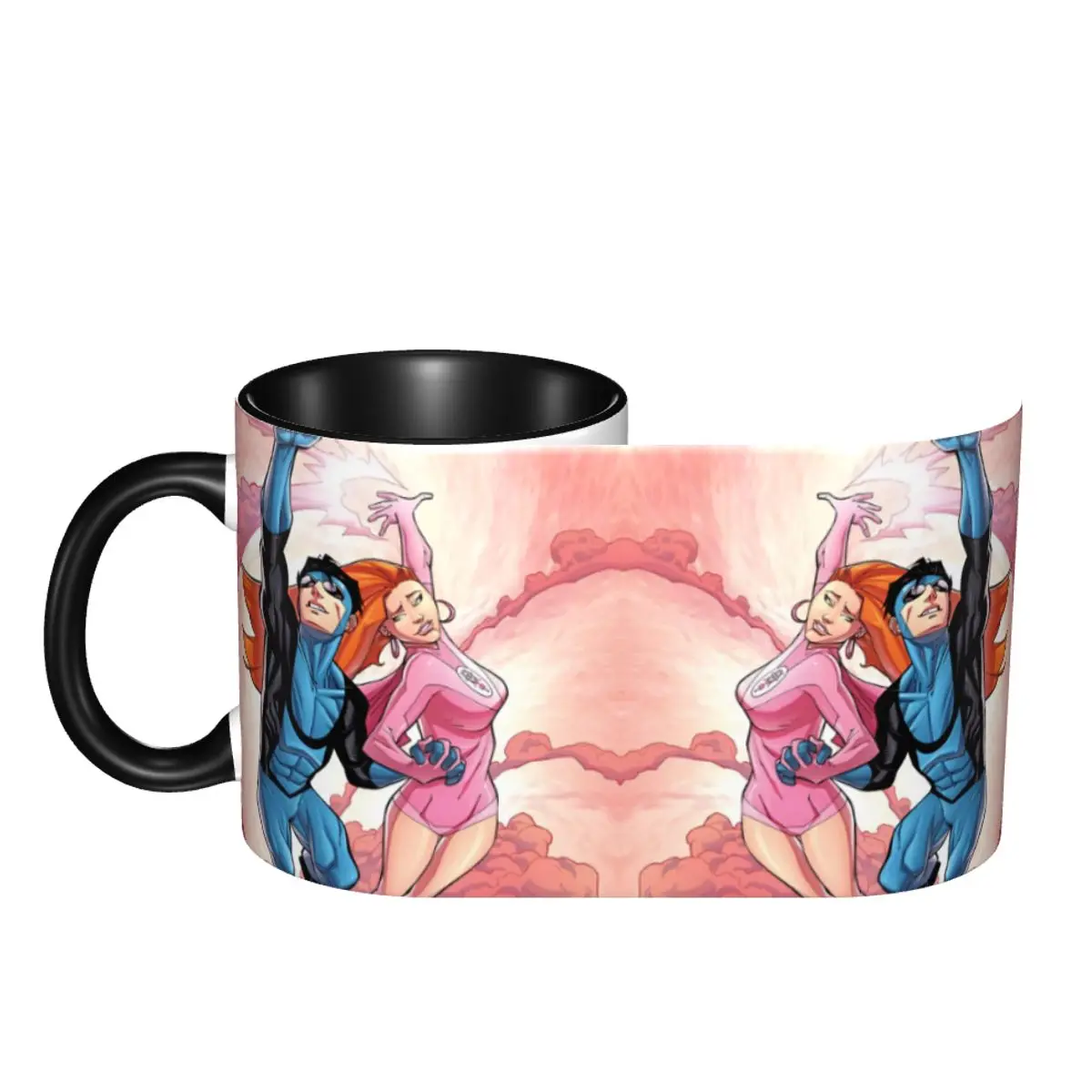 Customized I-Invincibles Mug DIY Cartoon Comic Homme Graphic Anime Ceramic Tea Milk Coffee Cups