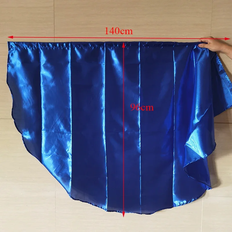 New Silver Half Round Flag Wings Belly Dance Props 1 Pair Performance Opening Ceremony Sports Meet Festival Show Stage Prop