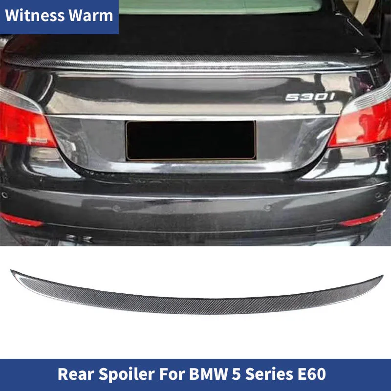 E60 M5 Style Carbon Fiber Spoiler Rear Wing for Bmw E60 5 Series 545i 525i 520i 530i Sedan Car Body Kit